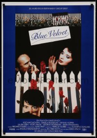 6a036 BLUE VELVET German '87 David Lynch directed, Isabella Rossellini, Dennis Hopper, MacLachlan!