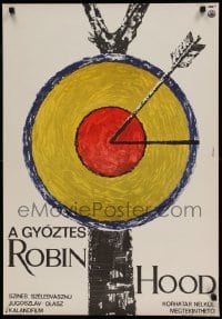 6a474 TRIUMPH OF ROBIN HOOD Hungarian 22x32 '67 Don Burnett, Gia Scala, directed by Umberto Lenzi!