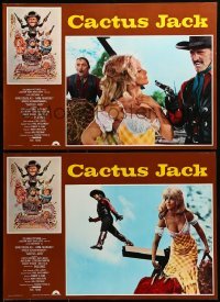 6a217 VILLAIN set of 3 Italian 18x26 pbustas '79 sexy Ann-Margret & Kirk Douglas, Cactus Jack!
