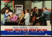 6a205 WRECKING CREW Italian 18x26 pbusta '69 great image of Dean Martin as Matt Helm!