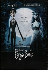 6b811 CORPSE BRIDE 27x40 commercial poster '05 Tim Burton stop-motion animated horror musical!