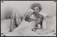 6b861 MARILYN MONROE 23x35 commercial poster '94 incredibly sexy portrait, Breakfast in Bed!