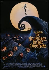 6b873 NIGHTMARE BEFORE CHRISTMAS 27x39 French commercial poster '00 Tim Burton, Disney, Halloween!