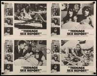 6b030 TEENAGE SEX REPORT LC poster '73 Girls at the Gynecologist, 5 sexual experiences!