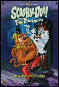 6b755 SCOOBY-DOO MEETS THE BOO BROTHERS 27x40 video poster R00 classic animated cartoon mystery!