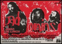 6b370 BAD BRAINS 24x33 German music poster '95 cool image of the band!