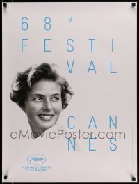 6b341 CANNES FILM FESTIVAL 2015 24x32 French film festival poster '15 Ingrid Bergman by Seymour!