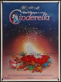 6b520 CINDERELLA 20x27 special R87 Walt Disney classic romantic musical fantasy cartoon!