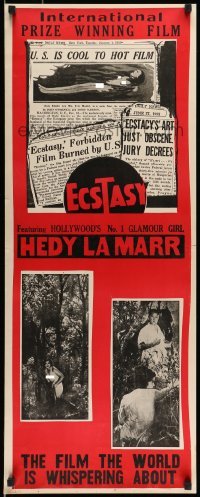 6b541 ECSTASY 14x36 special R44 Hedy Lamarr's early nudie the world is whispering about!