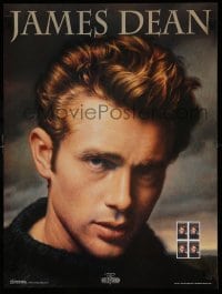 6b588 JAMES DEAN 18x24 special '96 image of the misunderstood superstar on stamps!
