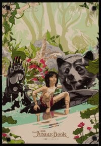 6b960 JUNGLE BOOK mini poster '16 great completely different art of Mowgli, Real3D release!