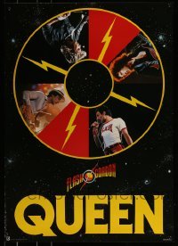 6b407 QUEEN 24x33 music poster '80 Flash Gordon, Freddie Mercury & the band!