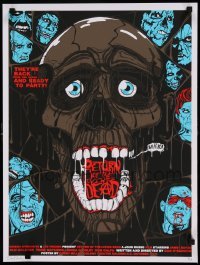 6b169 RETURN OF THE LIVING DEAD signed #5/69 18x24 art print R11 by Danny Miller, Colony Theater!