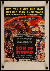 6b654 SON OF SINBAD 12x18 special '55 Hughes, Robertson, Forrest, Blanchard, Lili St. Cyr!