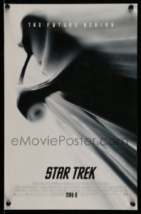 6b973 STAR TREK mini poster '09 J.J. Abrams, cool image of Enterprise, the future begins!