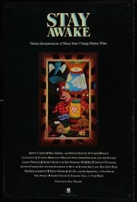 6b417 STAY AWAKE 24x36 music poster '88 Various Interpretations of Music from Vintage Disney Films