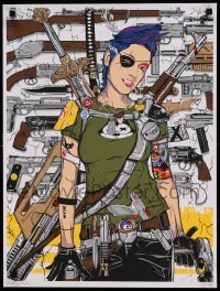 6b128 DANNY MILLER signed #15/100 18x24 art print '11 by the artist, Mean Maxine, famous weapons!