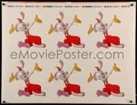 6b690 WHO FRAMED ROGER RABBIT 2-sided printer's test 20x26 special '88 six images of him!