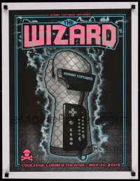6b194 WIZARD #85/100 20x26 art print R09 Fred Savage, Nintendo Power Glove, Johnny Cupcakes art!