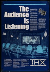 6b461 THX 1sh '80s advertising George Lucas' innovative sound system, the audience is listening!