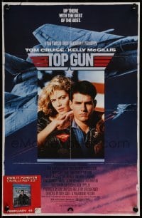 6b774 TOP GUN 11x17 video poster R13 great image of Naval Aviator Tom Cruise, McGillis!