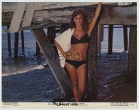 6c907 SWEET RIDE color 11x14 still '68 best c/u of sexy Jacqueline Bisset in bikini under pier!