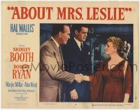 6c430 ABOUT MRS. LESLIE LC #4 '54 c/u of Robert Ryan between Shirley Booth & man shaking hands!