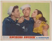 6c444 ANCHORS AWEIGH LC #3 R55 sexy Kathryn Grayson with sailors Frank Sinatra & Gene Kelly!