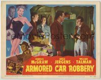 6c448 ARMORED CAR ROBBERY LC #3 '50 wounded Charles McGraw holds partners at gunpoint!