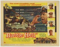6c055 BATTLE HELL TC '57 Richard Todd in Michael Anderson's story of the H.M.S. Amethyst!
