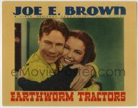 6c564 EARTHWORM TRACTORS LC '36 best close up of Joe E. Brown & June Travis smiling & hugging!