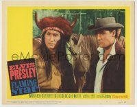 6c584 FLAMING STAR LC #2 '60 c/u of cowboy Elvis Presley & Rodolfo Acosta as Native American!