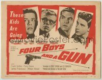 6c182 FOUR BOYS & A GUN TC '57 James Franciscus is going straight to the electric chair!