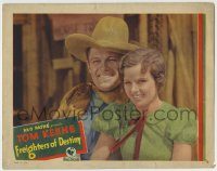 6c593 FREIGHTERS OF DESTINY LC '32 great c/u of cowboy Tom Keene & pretty Barbara Kent!