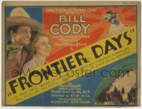 6c183 FRONTIER DAYS TC '34 cowboy Bill Cody and his Arabian horse Chico The Magnificent!