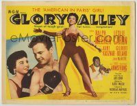 6c194 GLORY ALLEY TC '52 boxer Ralph Meeker, sexy Leslie Caron, Louis Armstrong, New Orleans!