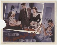 6c665 IT'S A WONDERFUL LIFE LC R55 James Stewart & Donna Reed in kitchen, Frank Capra classic!