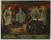 6c675 JOURNEY'S END LC '30 James Whale directed, full painting of soldier Colin Clive and others!