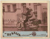 6c697 KNACK & HOW TO GET IT LC #8 '65 Rita Tushingham riding on the back of a cool motorcycle!