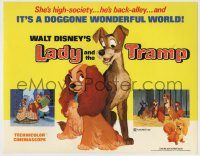 6c258 LADY & THE TRAMP TC R72 Walt Disney classic cartoon, most classic spaghetti scene!