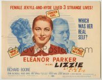 6c275 LIZZIE TC '57 Eleanor Parker is a female Jekyll & Hyde times three, which was her real self?