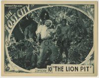 6c713 LOST CITY chapter 10 LC '35 natives torturing guy with eyepatch, The Lion Pit!