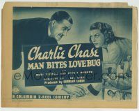 6c284 MAN BITES LOVEBUG TC '37 Charlie Chase & Mary Russell in a Columbia 2-reel comedy short!