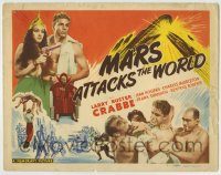 6c291 MARS ATTACKS THE WORLD TC R50 great images of Buster Crabbe from Flash Gordon's Trip to Mars!