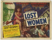 6c296 MESA OF LOST WOMEN TC '52 grown up Jackie Coogan, Lost Women, 8 ft. spider, unbelievable!