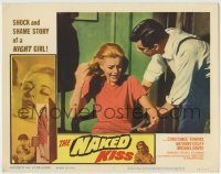 6c756 NAKED KISS LC #3 '64 Sam Fuller classic, close up of upset bad girl Constance Towers!