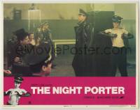6c762 NIGHT PORTER LC #5 '74 great image of Charlotte Rampling topless in Nazi uniform at party!