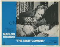 6c765 NIGHTCOMERS LC #5 '72 creepy Marlon Brando, Stephanie Beacham, Michael Winner English horror!