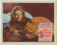 6c767 NIGHTS OF LUCRETIA BORGIA LC #2 '60 Le Notti di Lucrezia Borgia, c/u of sexy Belinda Lee!