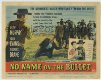 6c317 NO NAME ON THE BULLET TC '59 Audie Murphy, the strangest killer who ever stalked the West!